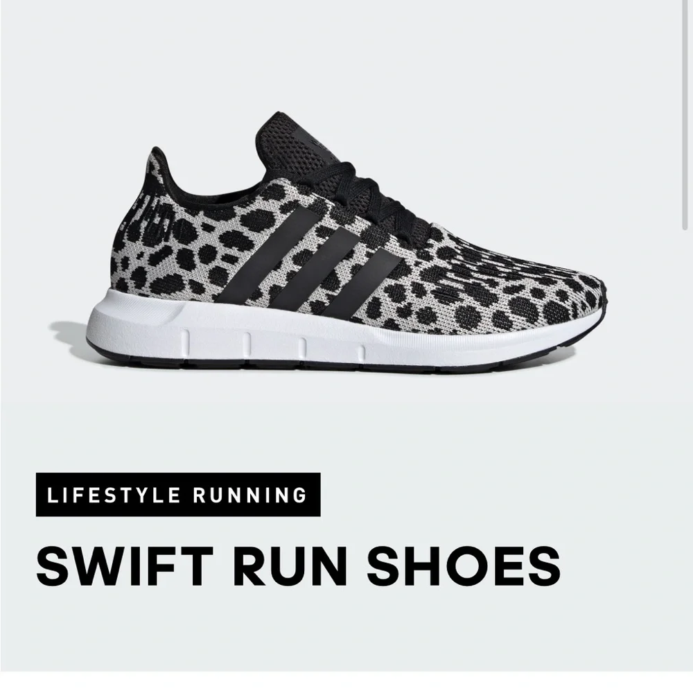 Adidas Women’s 6.5 Leopard Running Shoes. Swift. So cute